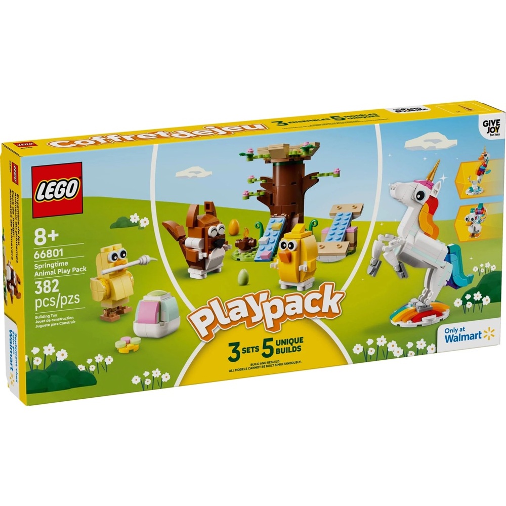 LEGO Creator Springtime Animal Play Pack - 66801 3 sets ~ 5 builds ~ New!